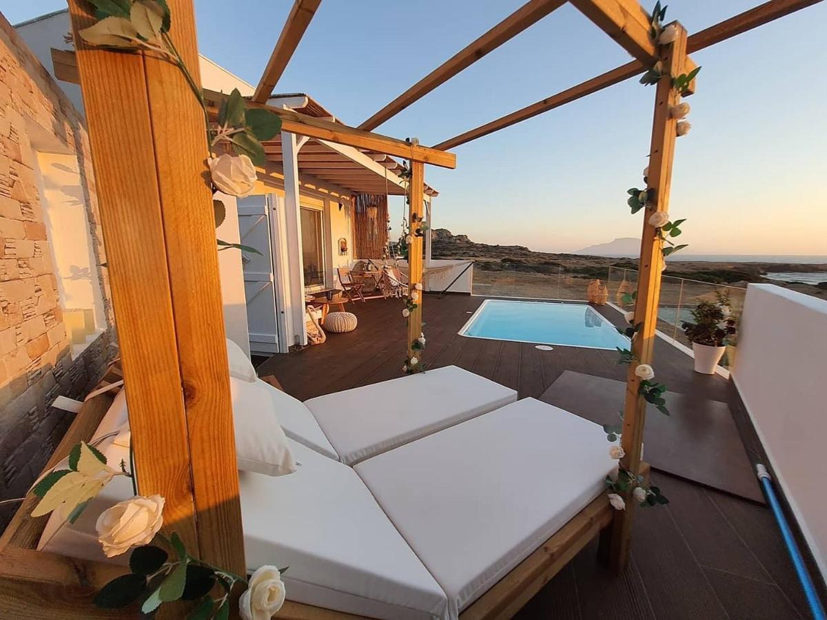 Tramonto Luxury Villa No1- Breathtaking Sunset View Foiníkion Екстериор снимка